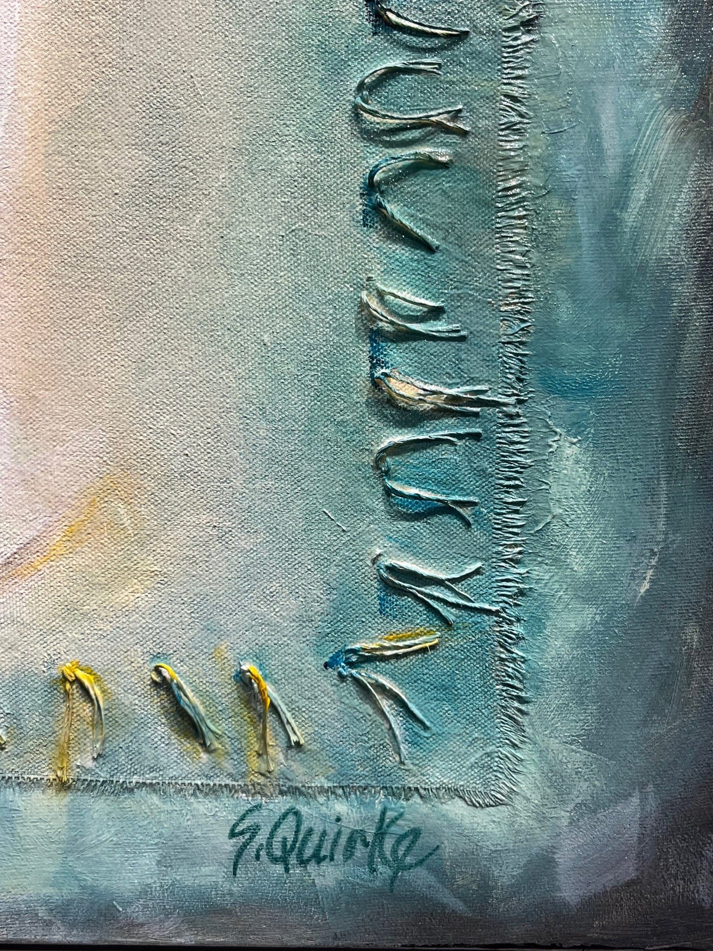 Sharon Quirke painting Mascarade Art Works Gallery