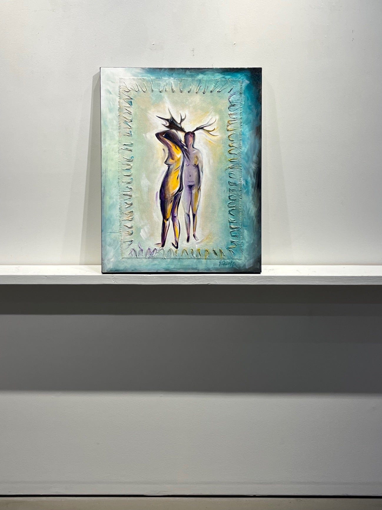 Sharon Quirke painting Mascarade Art Works Gallery