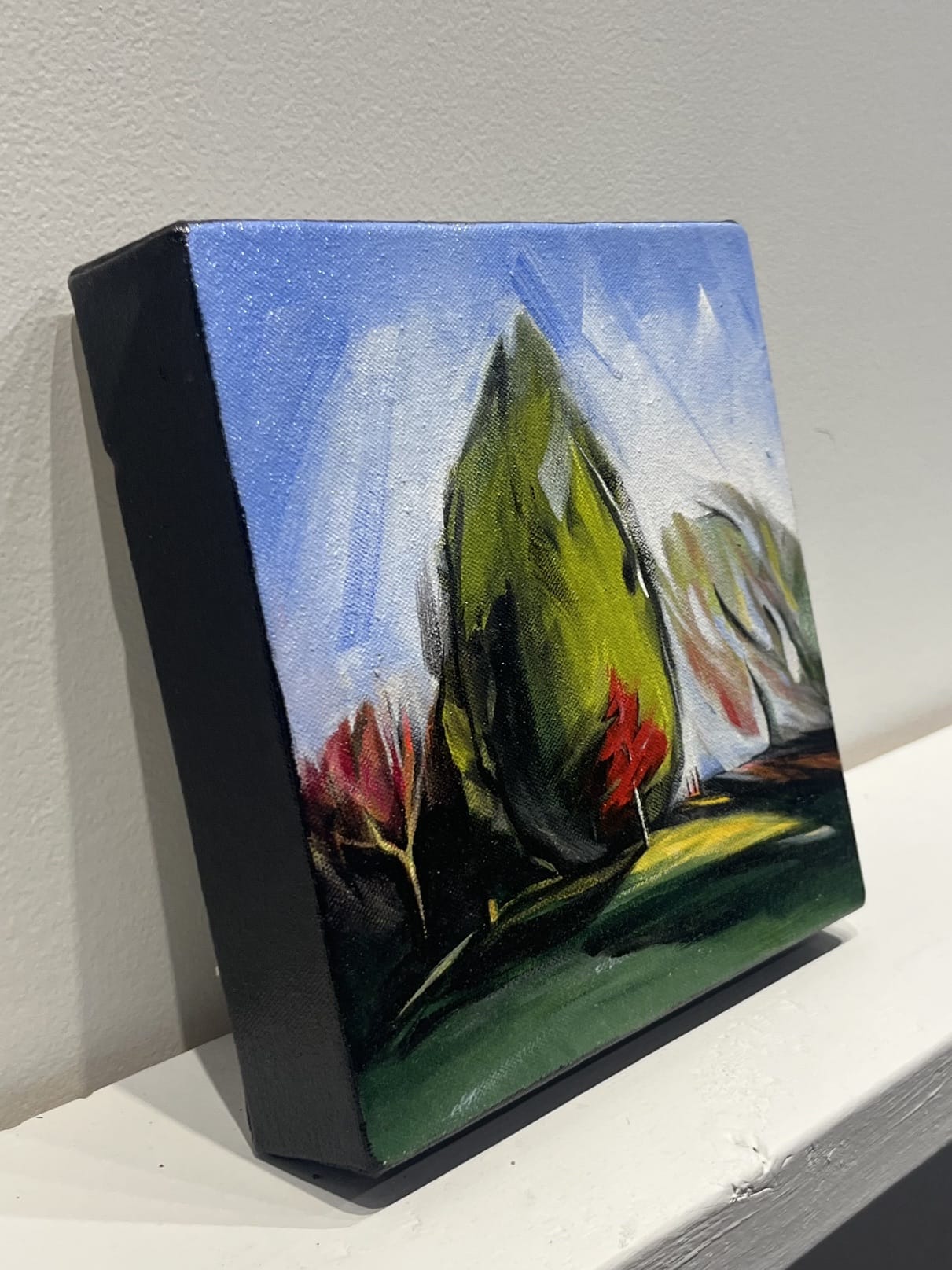 Sharon Quirke painting One Tree Art Works Gallery