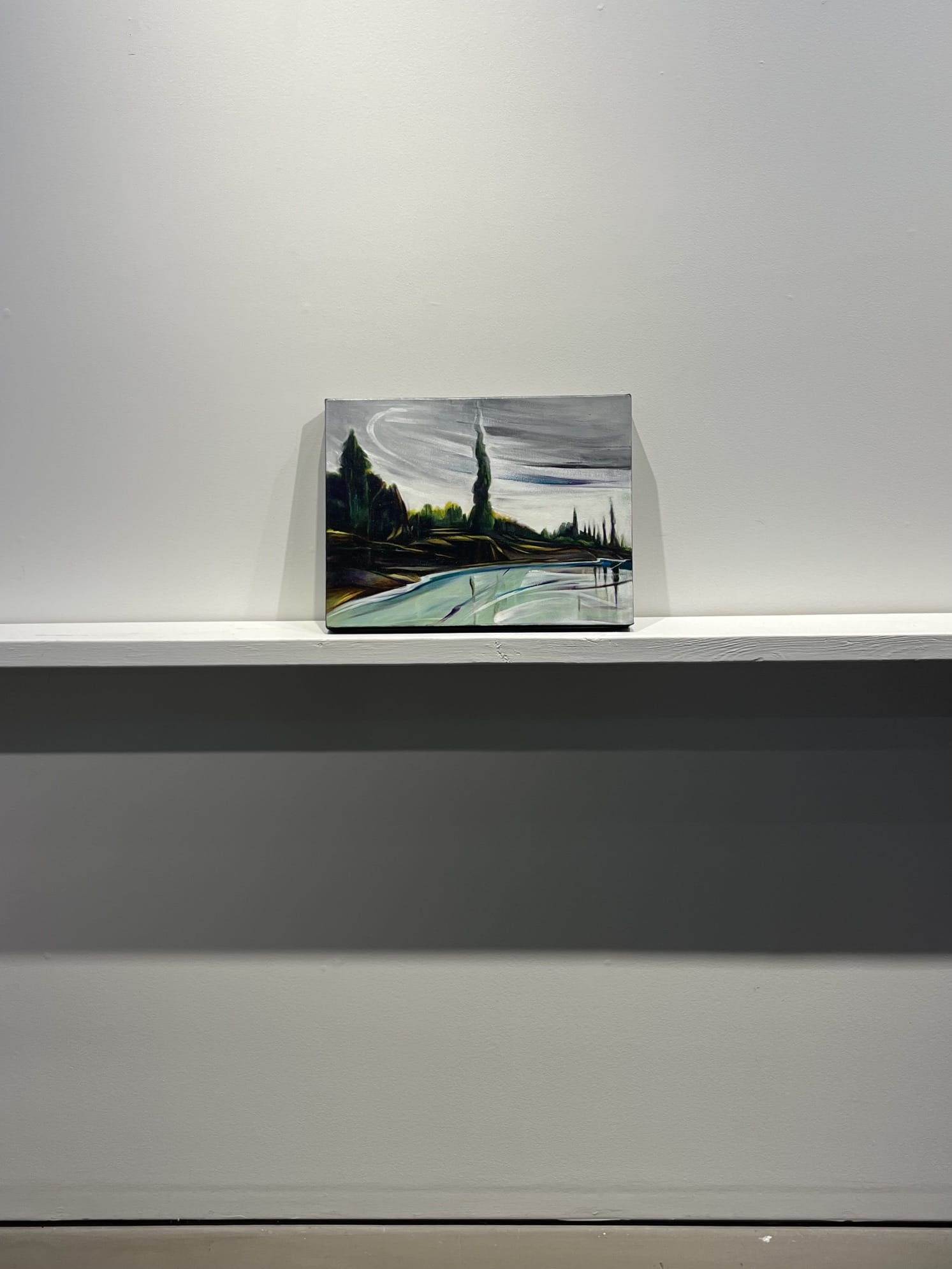 Sharon Quirke painting Sentinel on the Delta Art Works Gallery