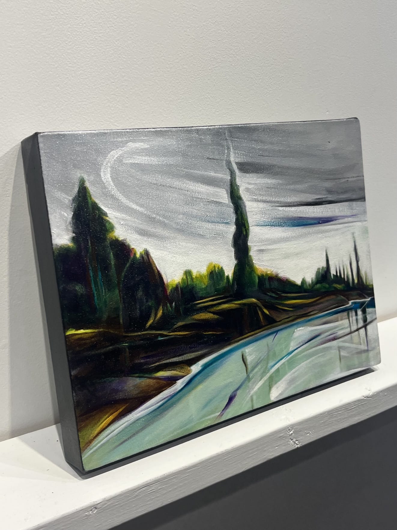 Sharon Quirke painting Sentinel on the Delta Art Works Gallery