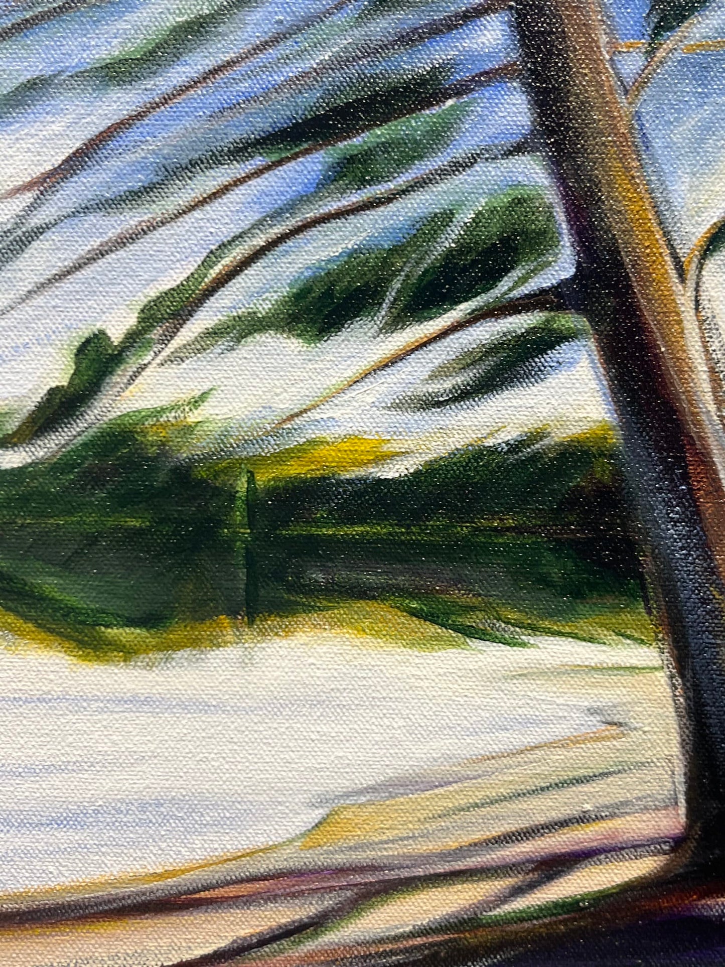Sharon Quirke painting White Lake Pine Art Works Gallery