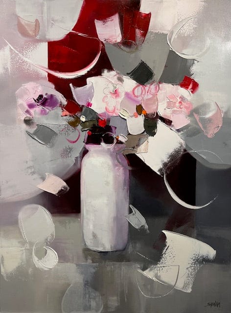 Shinah Lee painting Embrace I Art Works Gallery