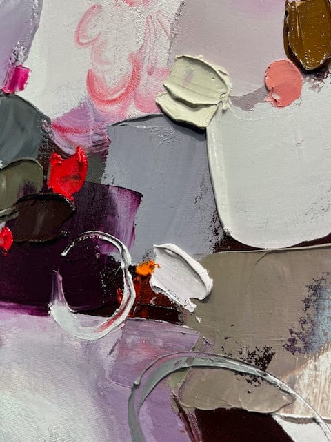 Shinah Lee painting Embrace I Art Works Gallery