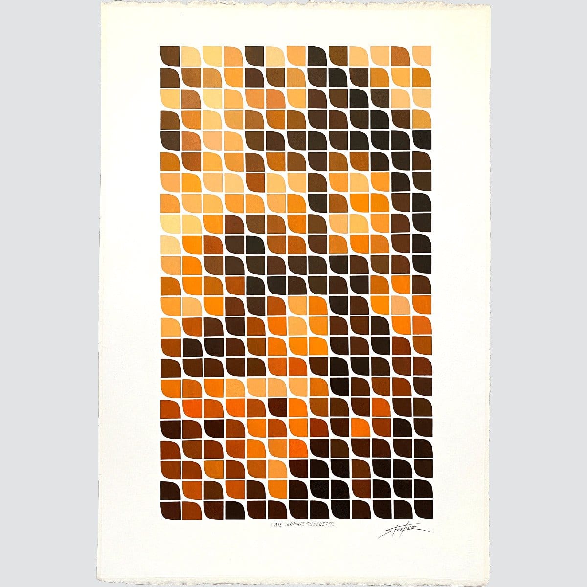 Steve Fortier limited edition Late Summer Silhouette Art Works Gallery