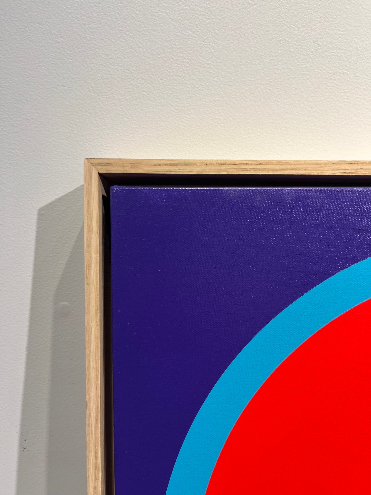 Steve Fortier painting Divergence 2, framed Art Works Gallery
