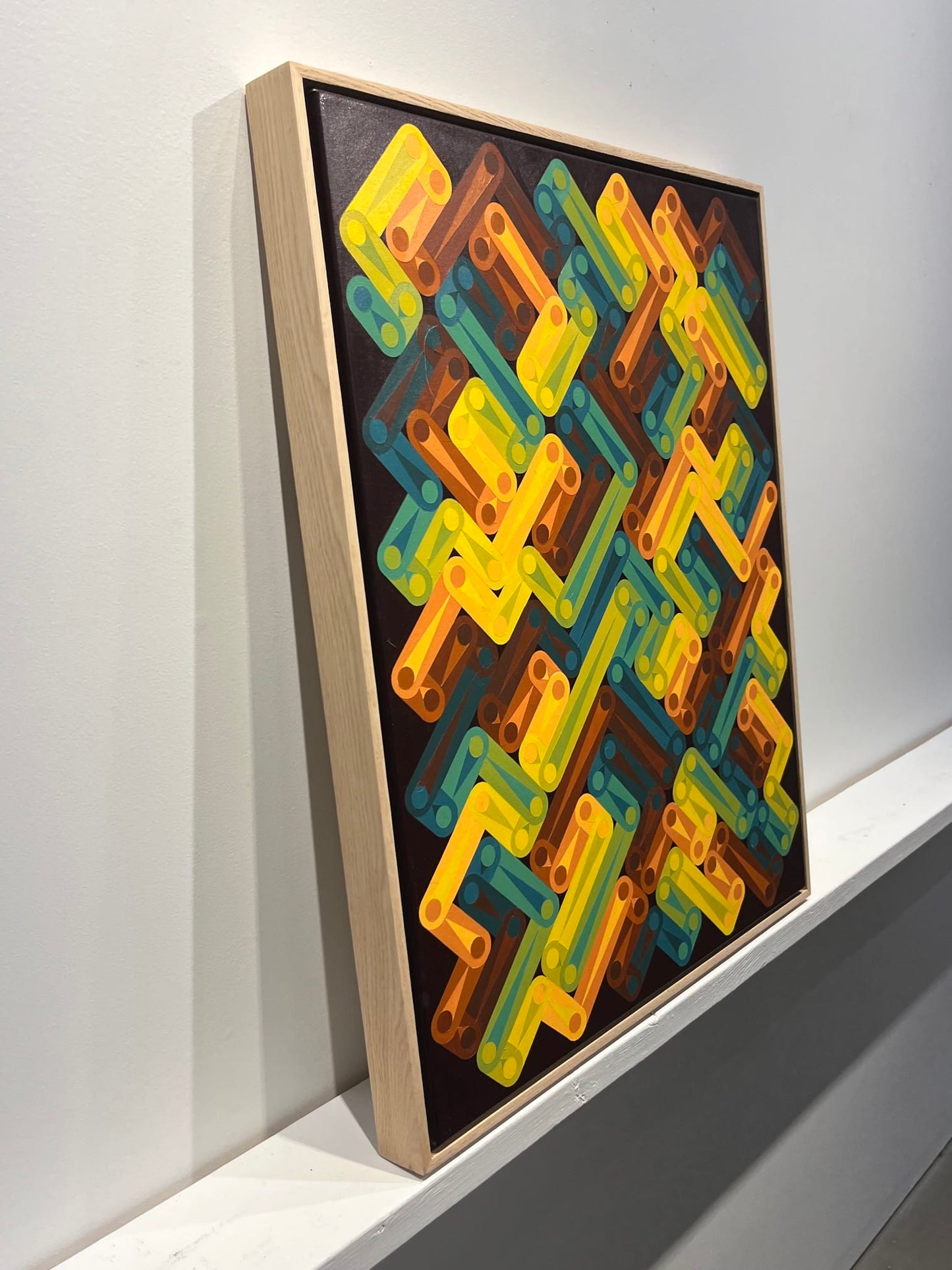 Steve Fortier painting Elevenfold Labyrinth Art Works Gallery