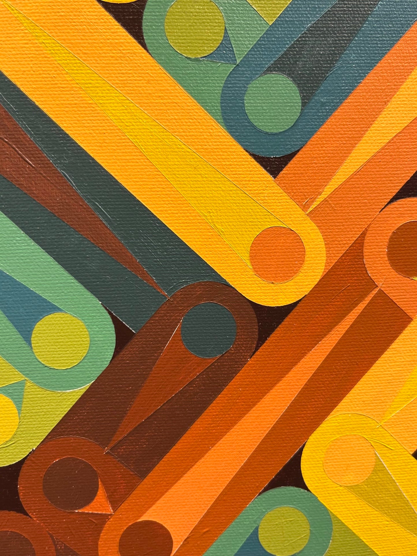 Steve Fortier painting Elevenfold Labyrinth Art Works Gallery