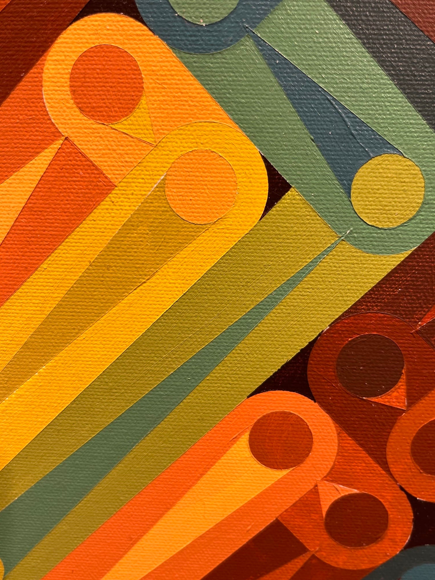 Steve Fortier painting Elevenfold Labyrinth Art Works Gallery