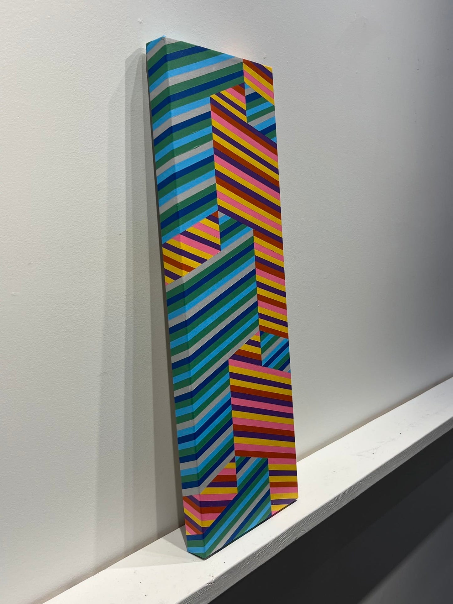 Steve Fortier painting Perceptual Planes 2 Art Works Gallery