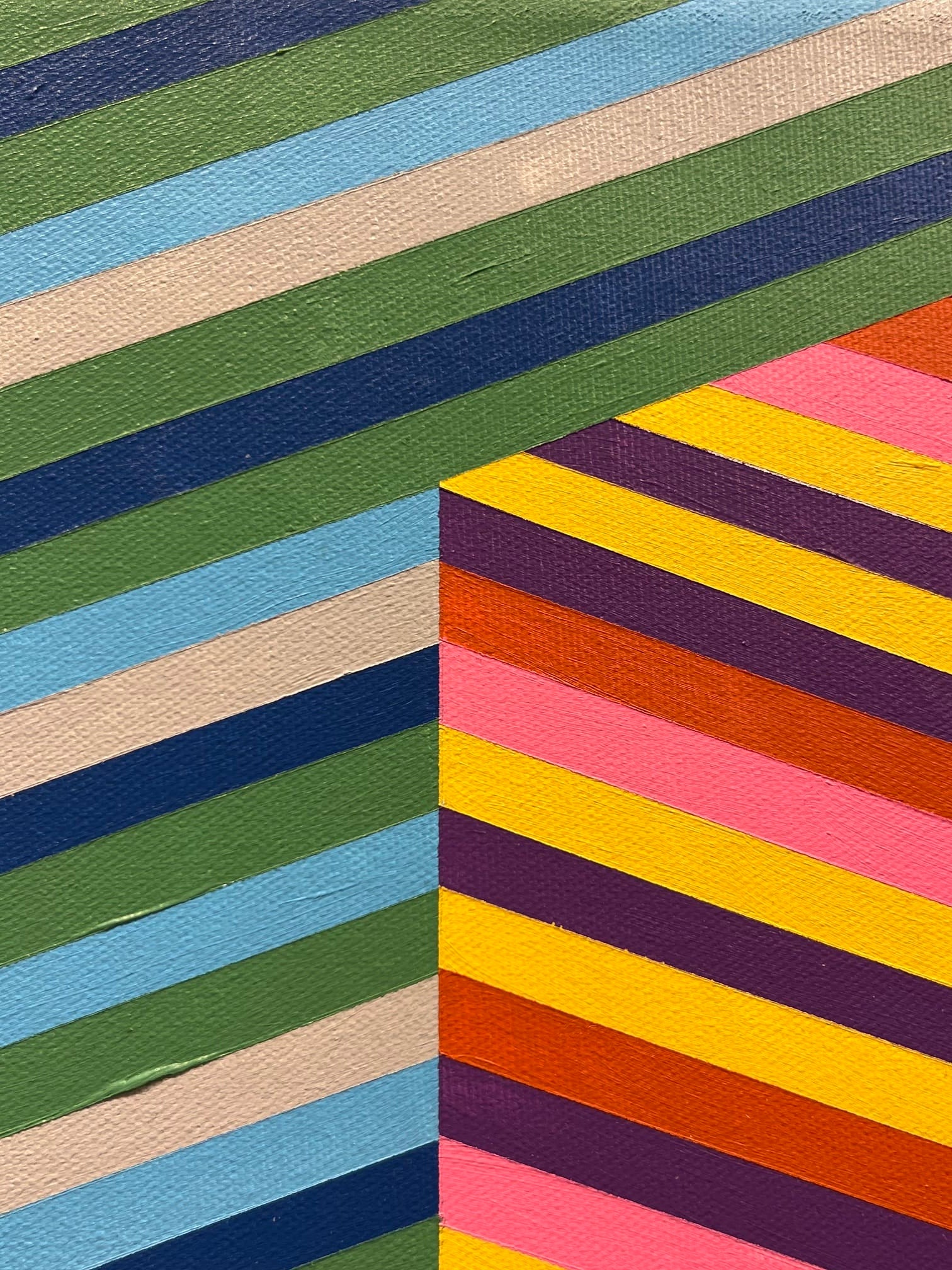 Steve Fortier painting Perceptual Planes 2 Art Works Gallery