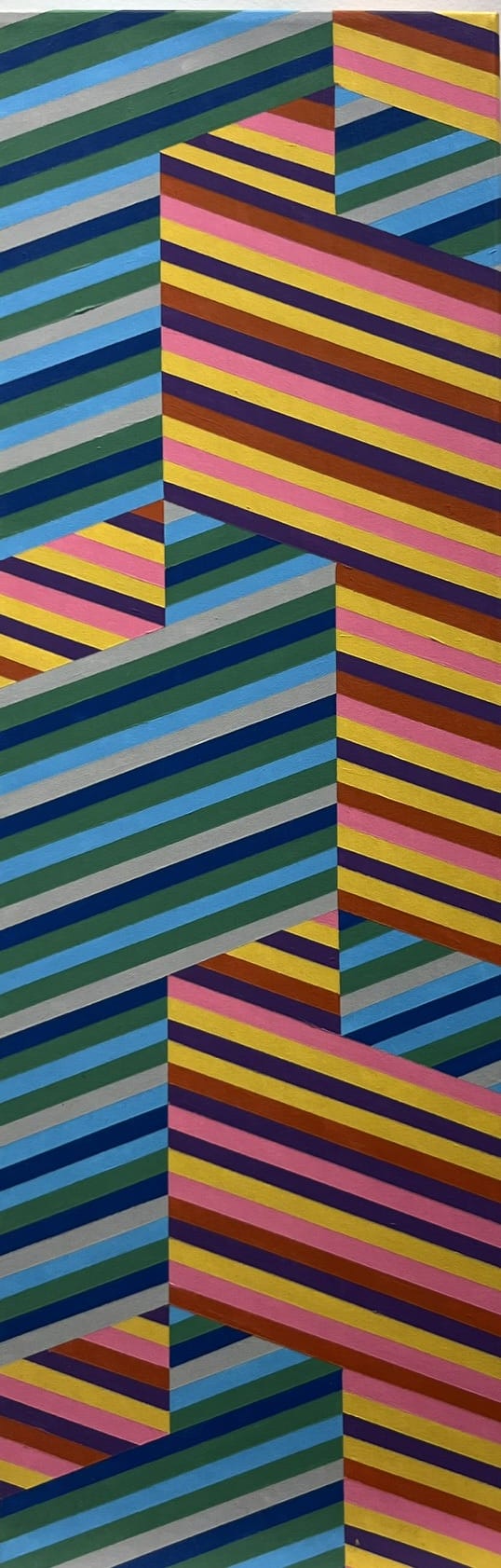 Steve Fortier painting Perceptual Planes 2 Art Works Gallery
