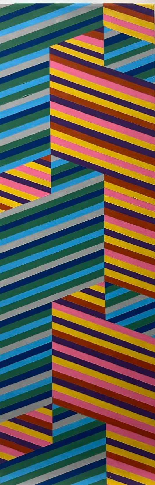 Steve Fortier painting Perceptual Planes 2 Art Works Gallery
