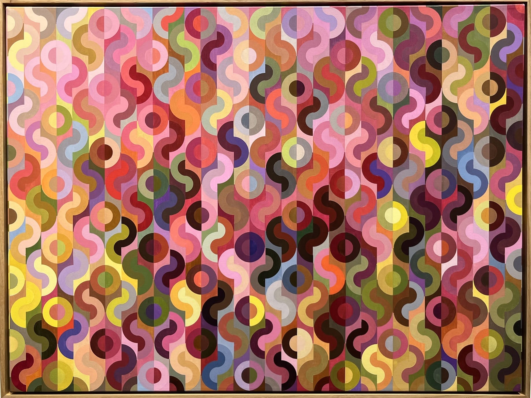 Steve Fortier painting Ring Colouration 4 Art Works Gallery