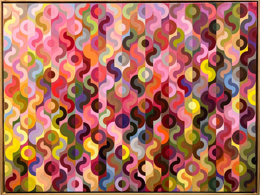 Steve Fortier painting Ring Colouration 4 Art Works Gallery