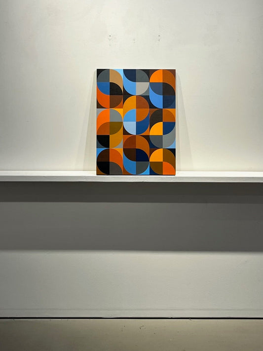 Steve Fortier painting Serpentines #1 Art Works Gallery