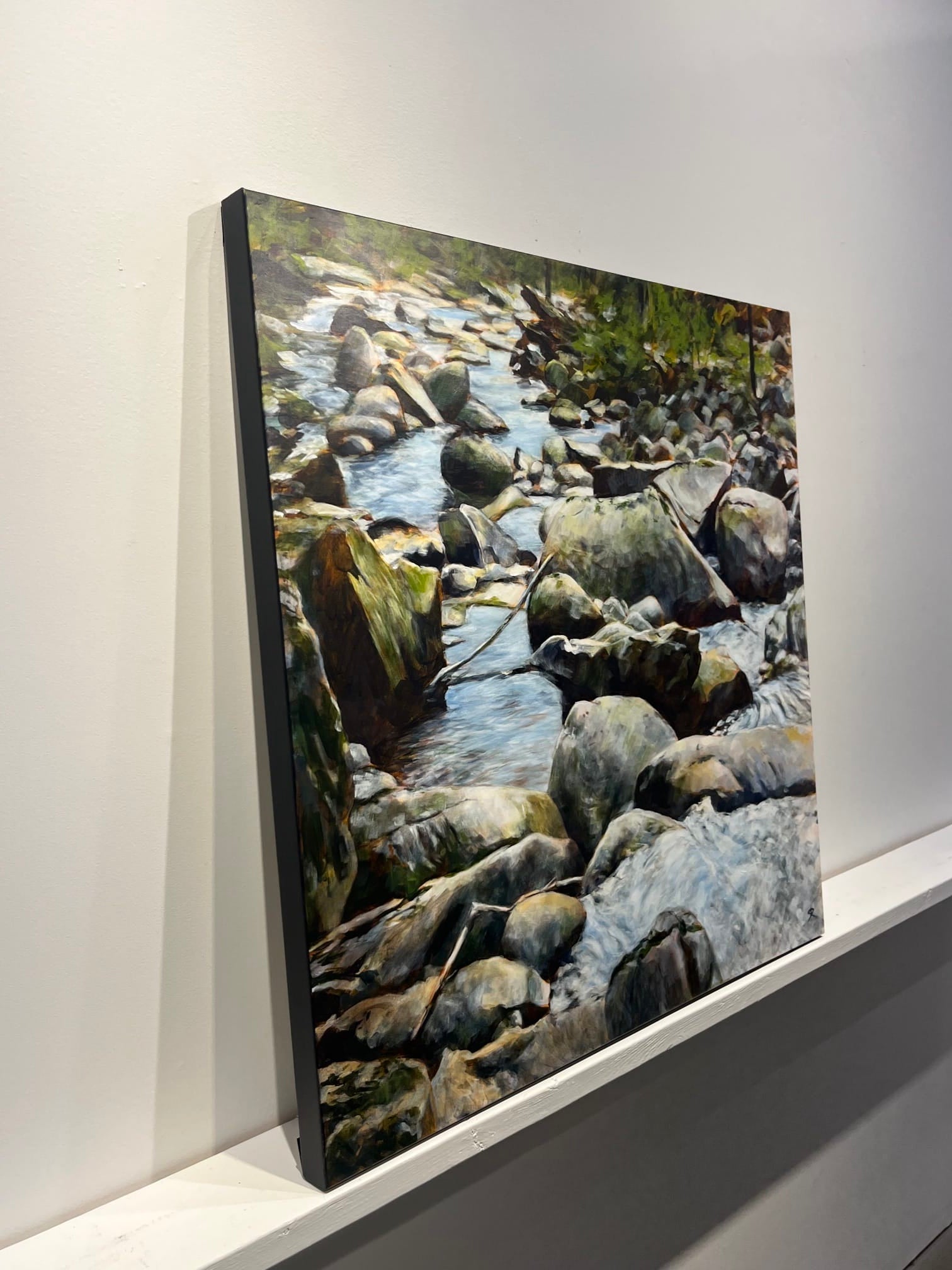 Steve Rayner painting Flow Control Art Works Gallery