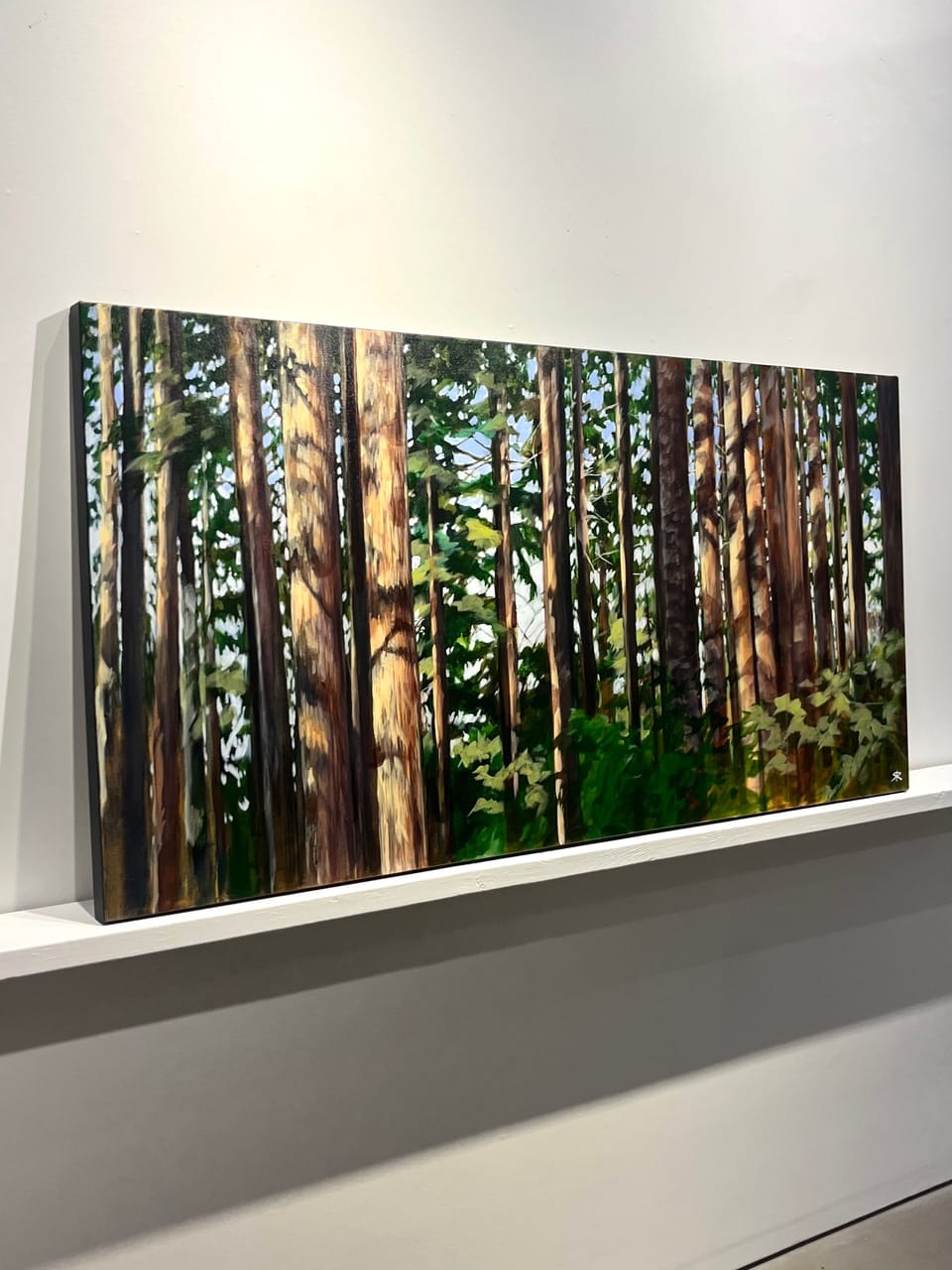 Steve Rayner painting Forest Promise Art Works Gallery