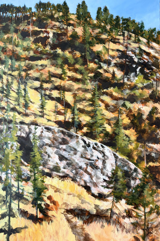 Steve Rayner painting Lakeshore Heights Art Works Gallery