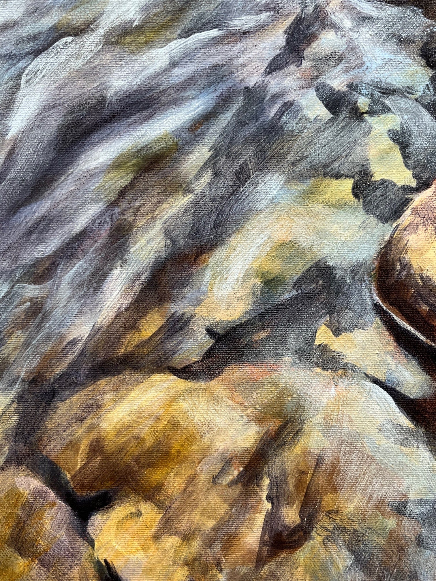 Steve Rayner painting Liquidity Art Works Gallery