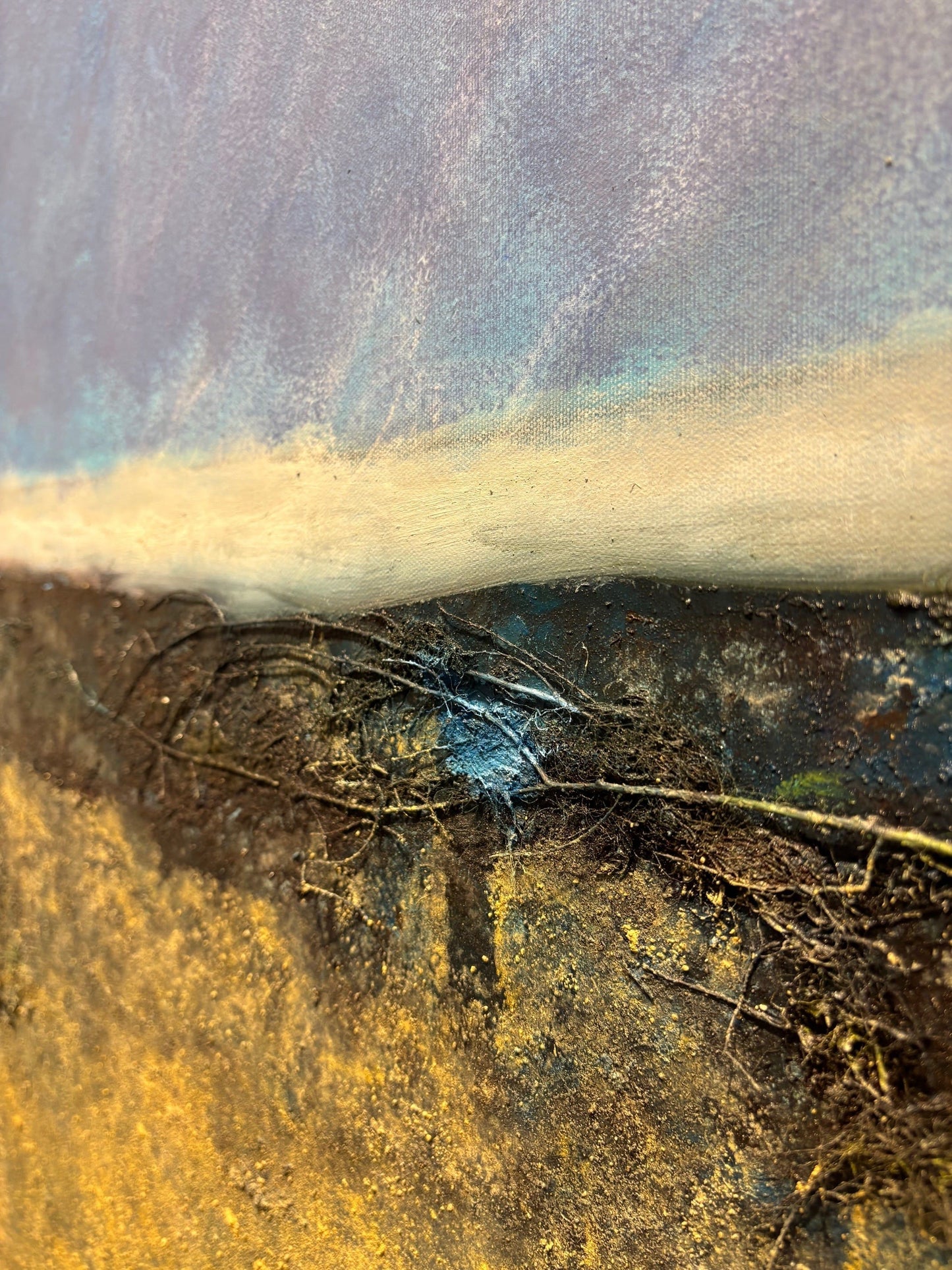 Sue Daniel painting Earth Rhythm Art Works Gallery