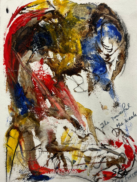 Sue Daniel painting Einfühlung H Art Works Gallery