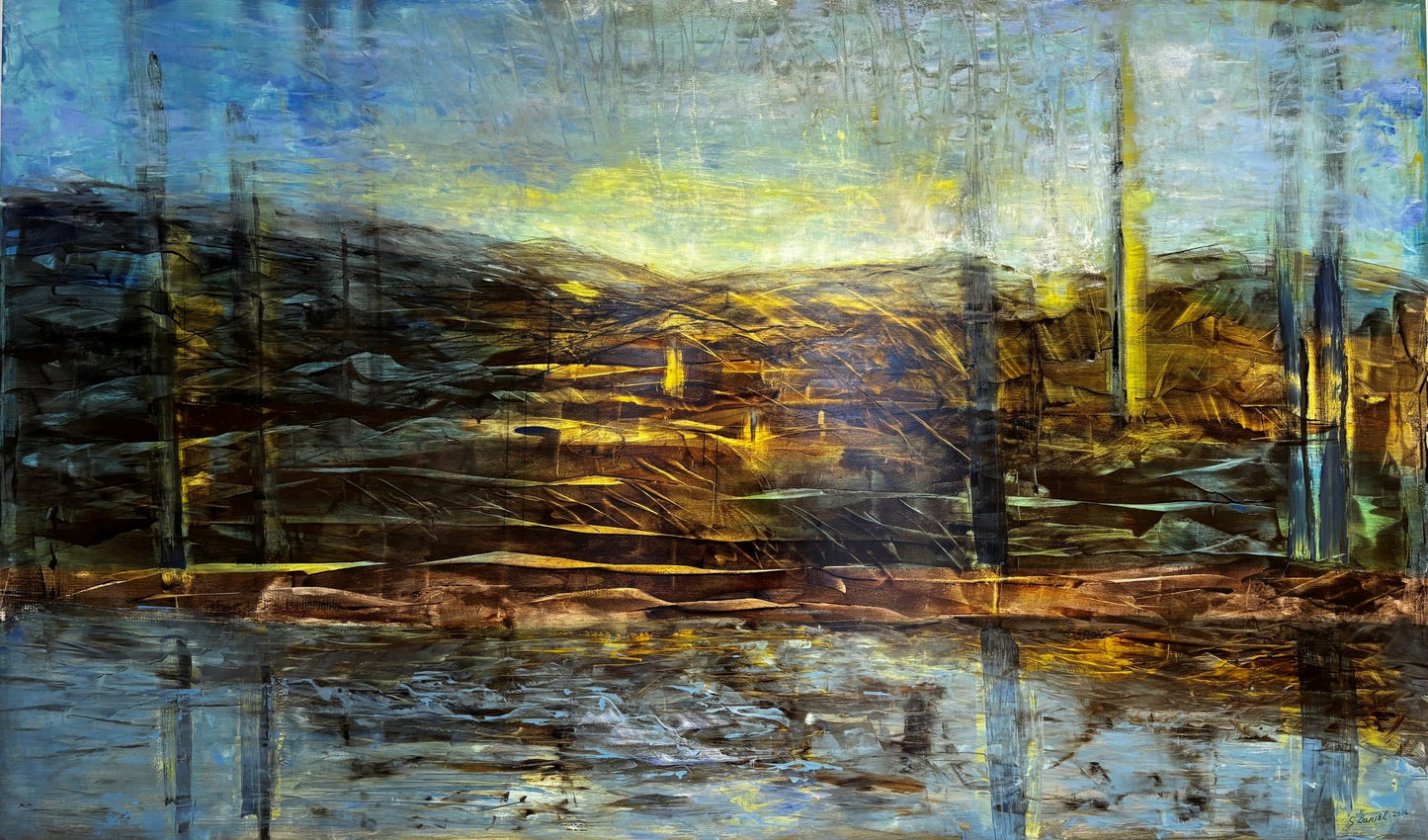 Sue Daniel painting Ghost Trees Art Works Gallery