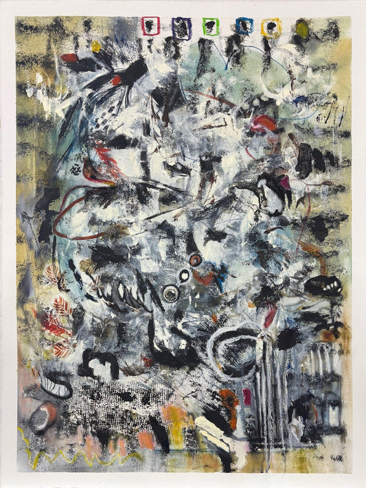 Sue Daniel painting In Stillness Motion #1 Art Works Gallery