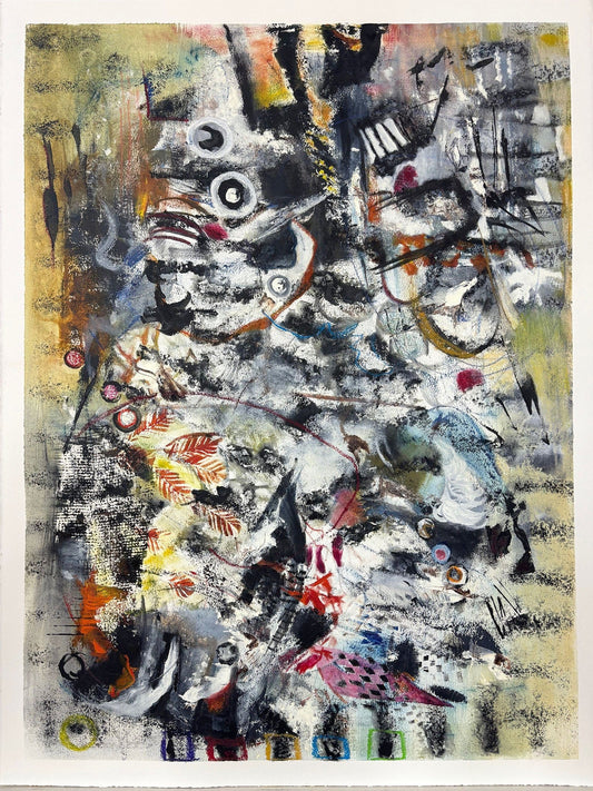 Sue Daniel painting In Stillness Motion #2 Art Works Gallery