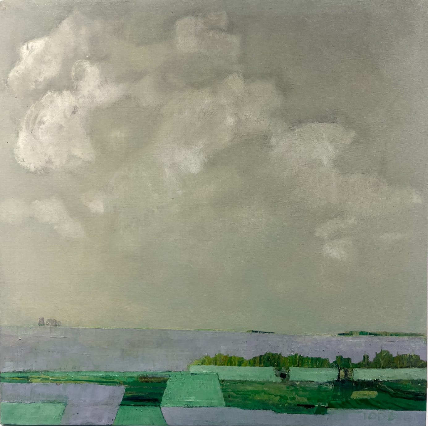 Todd Clark painting For Warren #6 Art Works Gallery