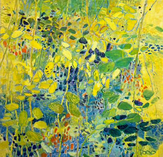 Todd Clark painting Gestures to a Blue Sky Art Works Gallery