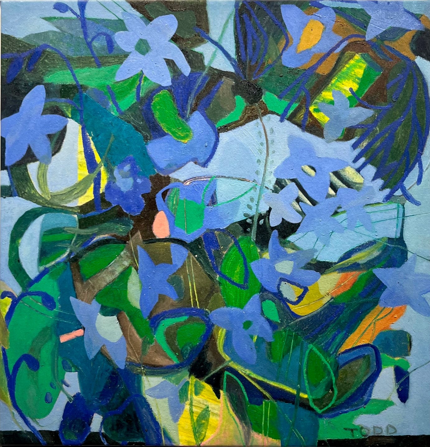 Todd Clark painting Out With The Old Art Works Gallery