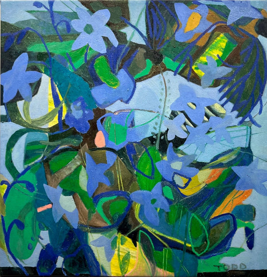 Todd Clark painting Out With The Old Art Works Gallery