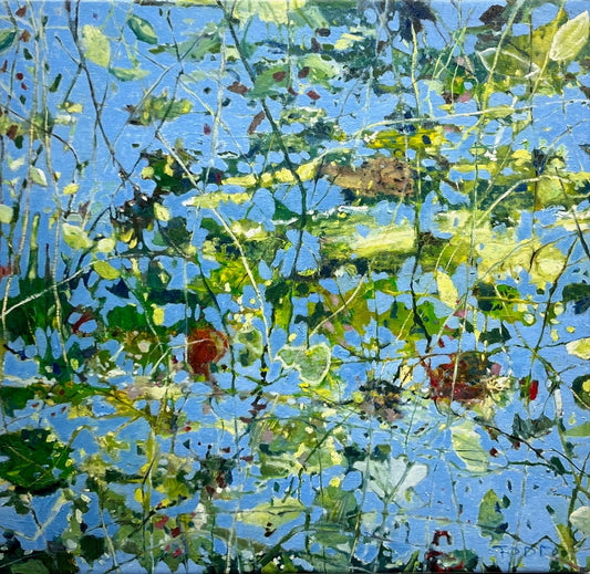 Todd Clark painting Scratching Beneath The Surface Art Works Gallery