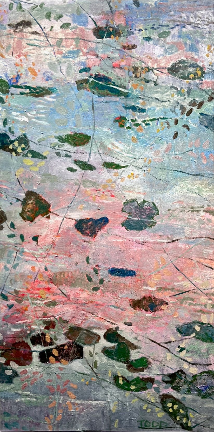 Todd Clark painting Where I Throw Stones Art Works Gallery