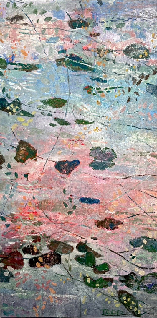 Todd Clark painting Where I Throw Stones Art Works Gallery