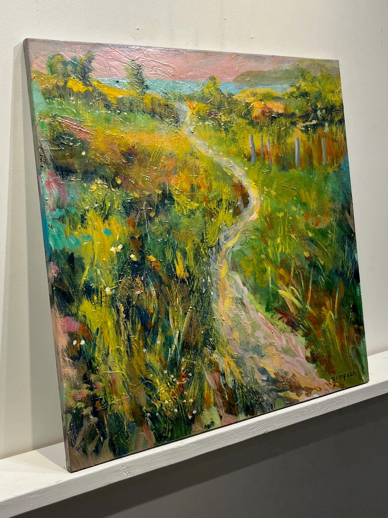 Vern Simpson painting Bottomlands 2 Art Works Gallery