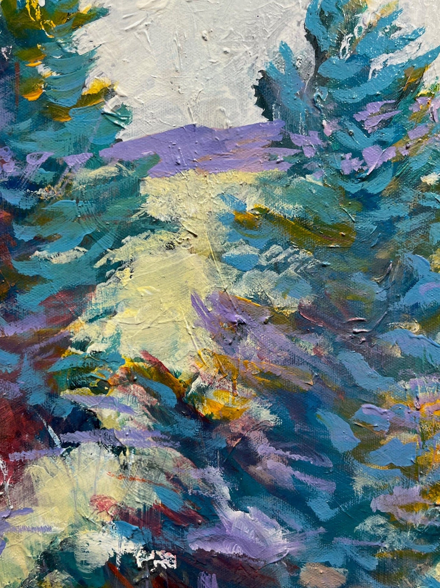 Vern Simpson painting Cypress Hills Art Works Gallery