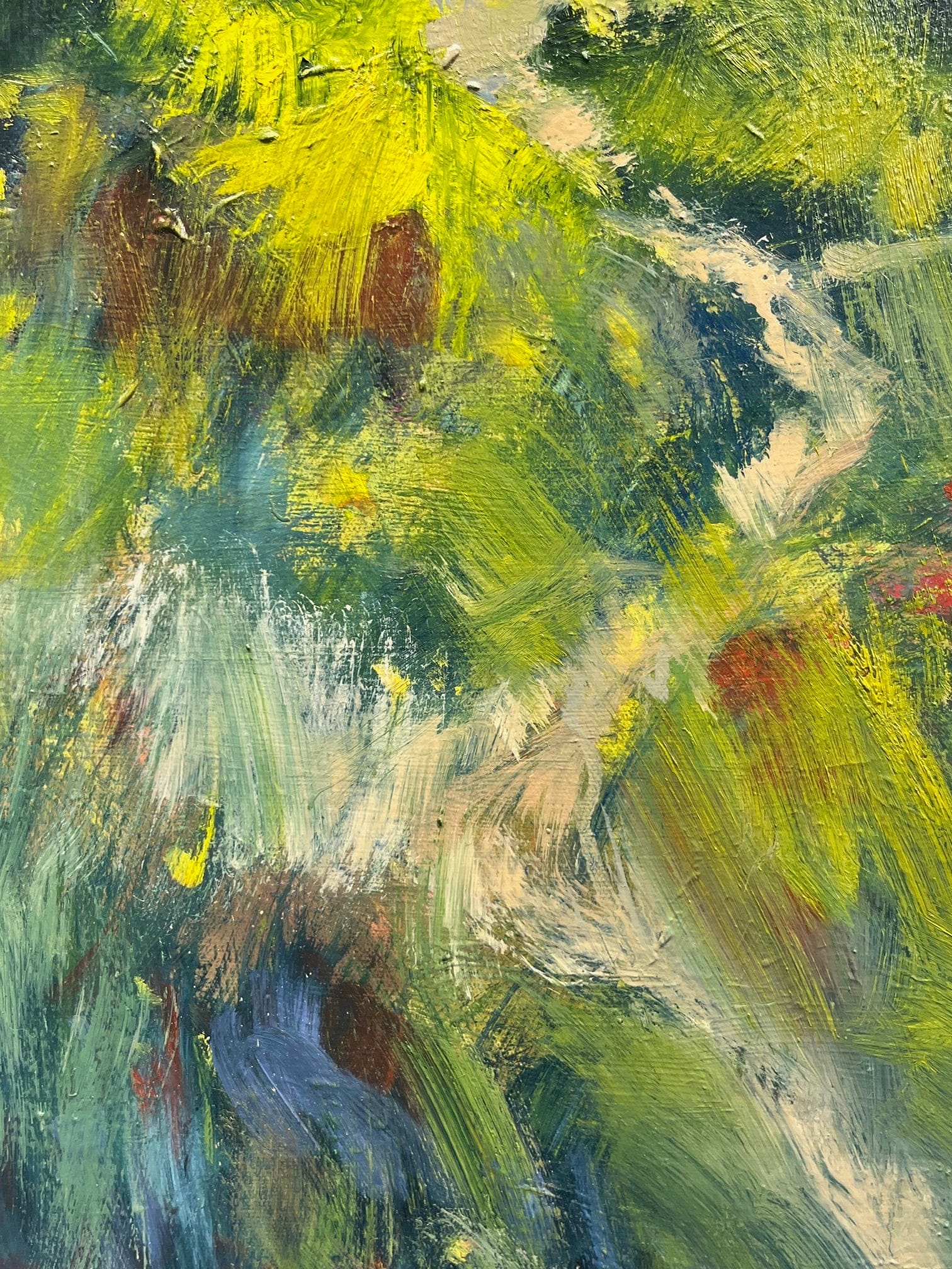 Vern Simpson painting Ferlands, framed Art Works Gallery