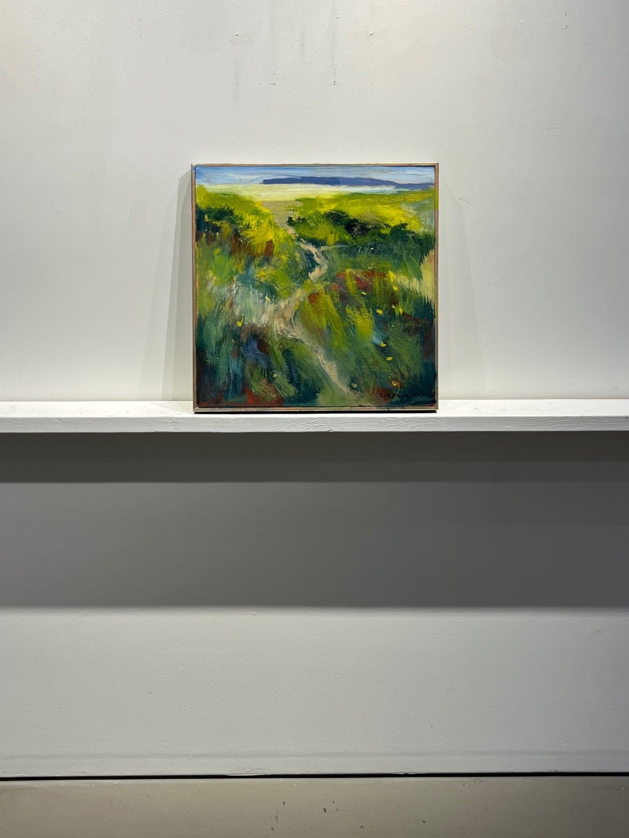 Vern Simpson painting Ferlands, framed Art Works Gallery