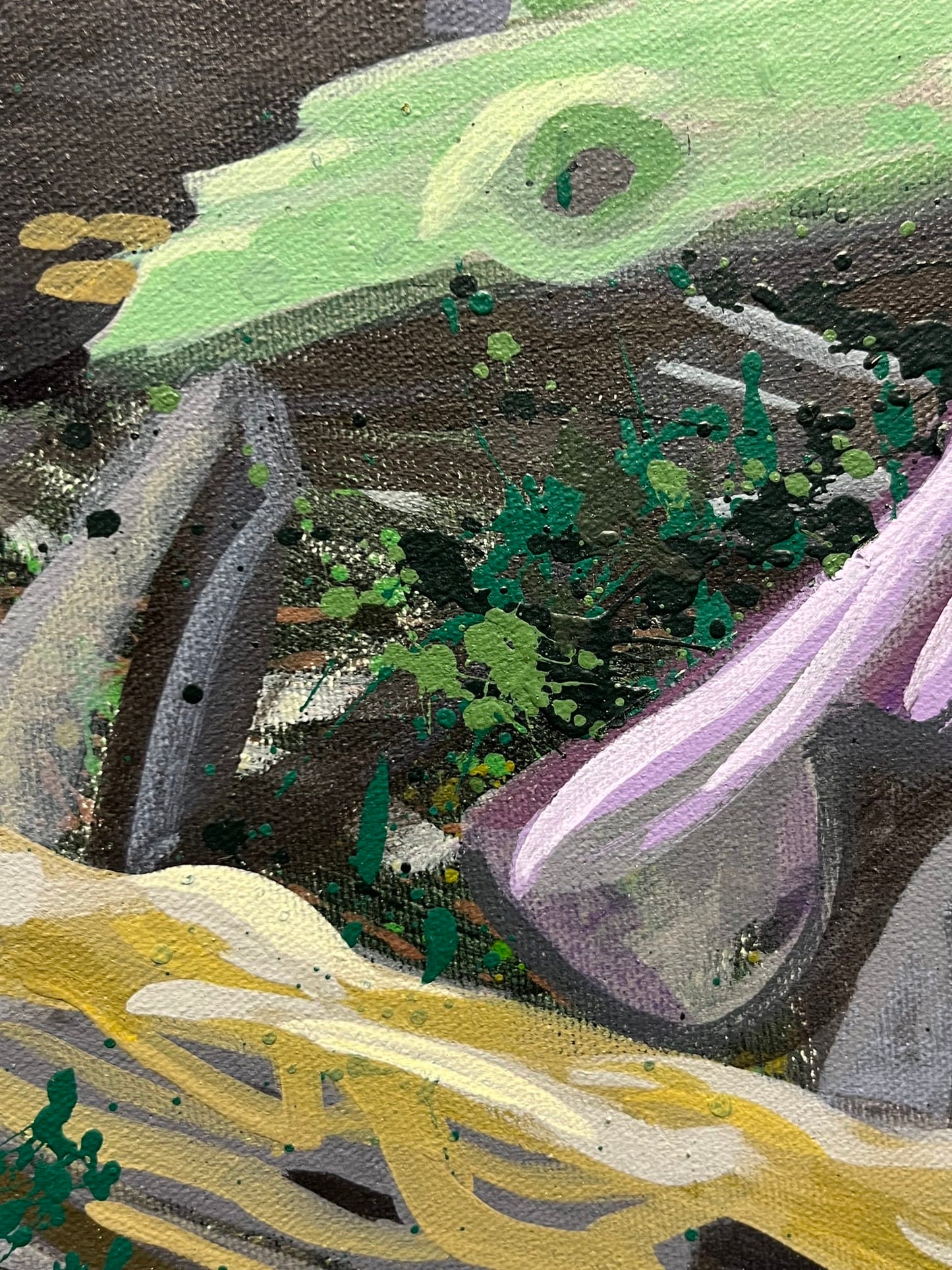 Victor Goertz painting Fugitives Art Works Gallery