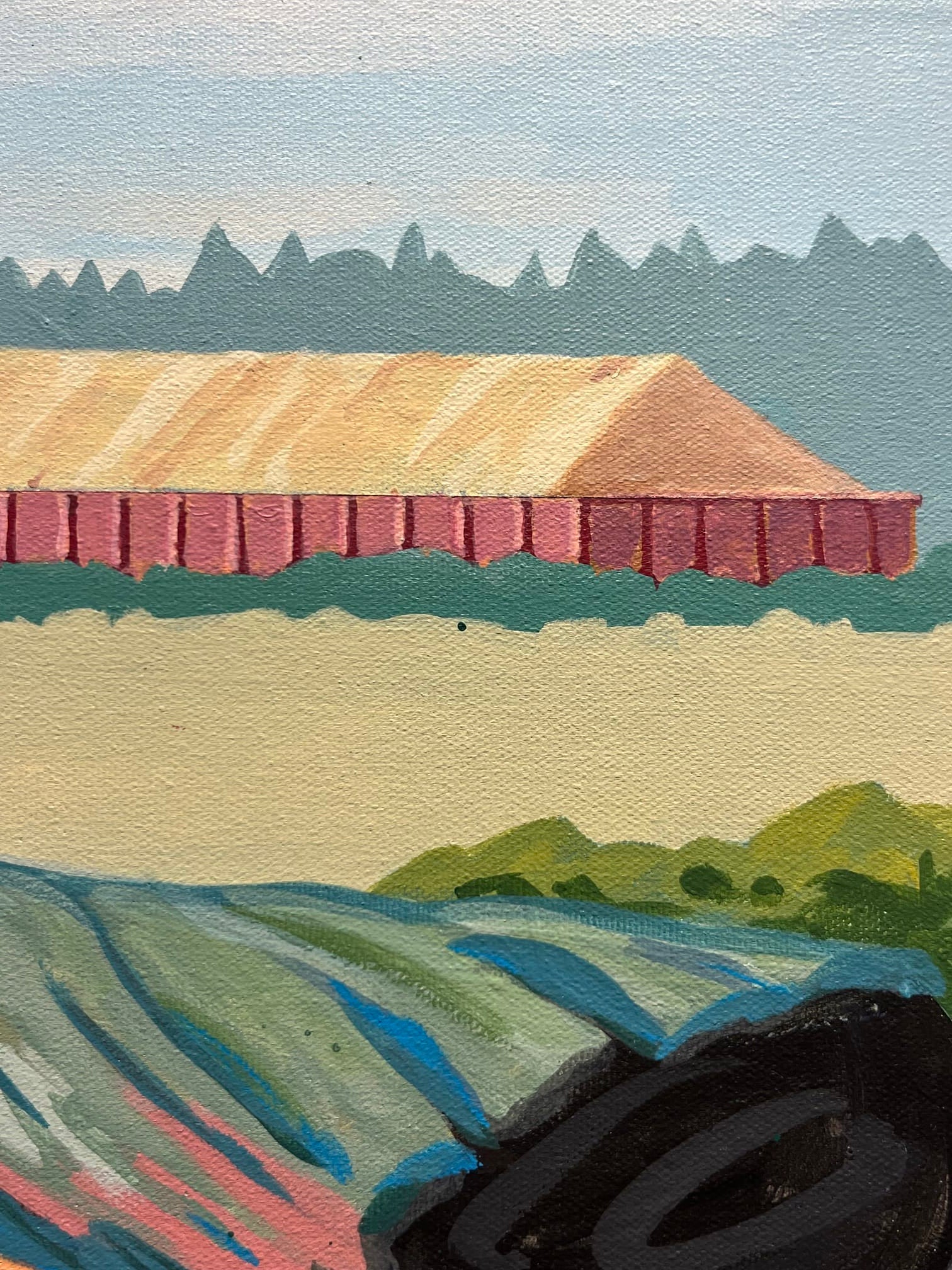 Victor Goertz painting Fugitives Art Works Gallery