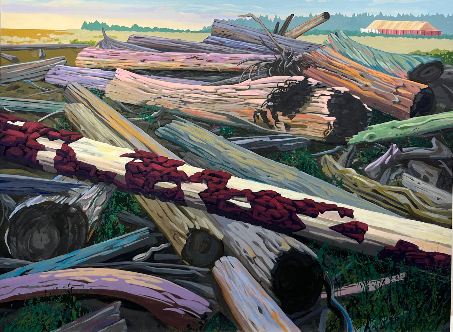 Victor Goertz painting Fugitives Art Works Gallery