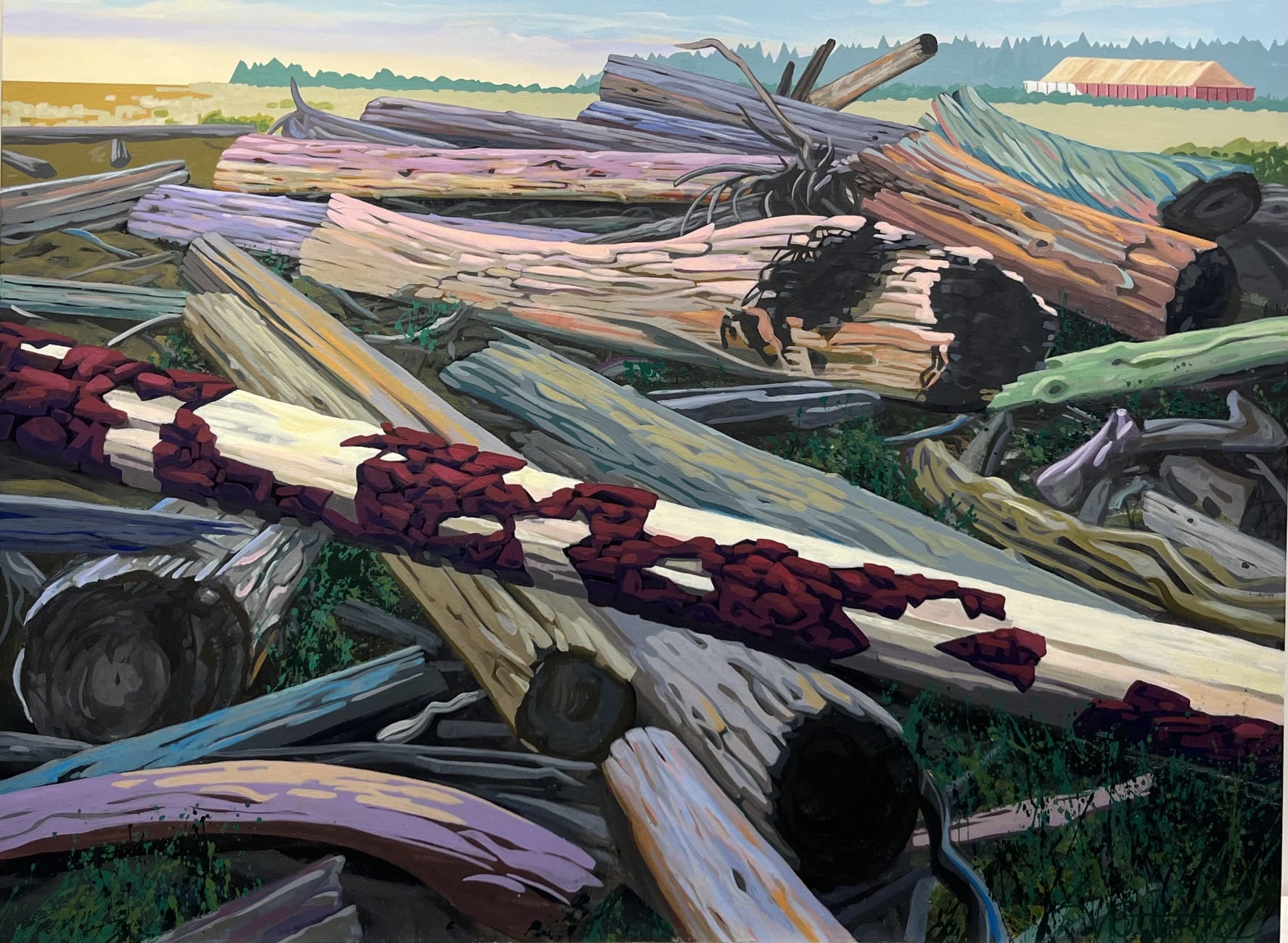 Victor Goertz painting Fugitives Art Works Gallery