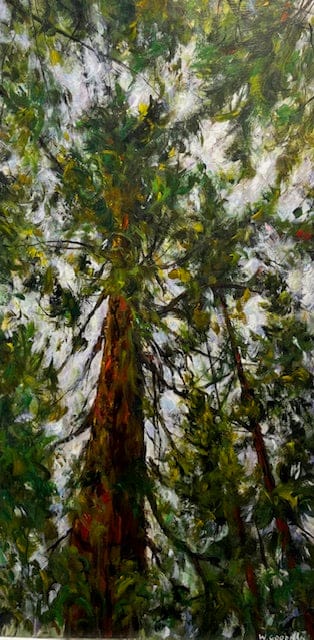 Warren Goodman painting Cypress Falls Art Works Gallery