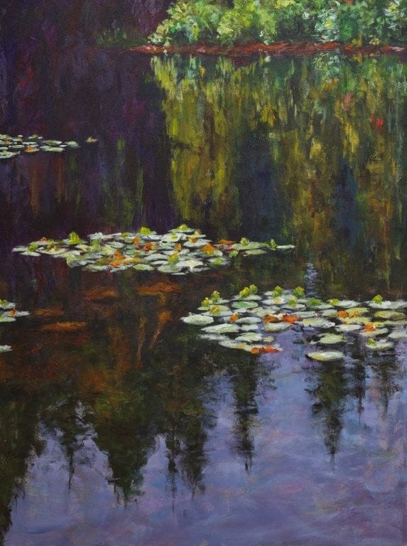Warren Goodman painting Cypress Pond Art Works Gallery