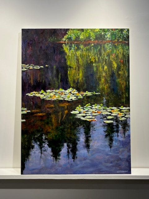 Warren Goodman painting Cypress Pond Art Works Gallery