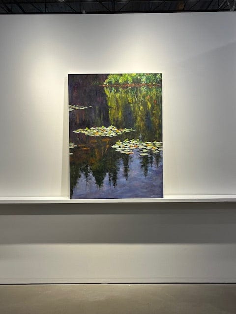 Warren Goodman painting Cypress Pond Art Works Gallery