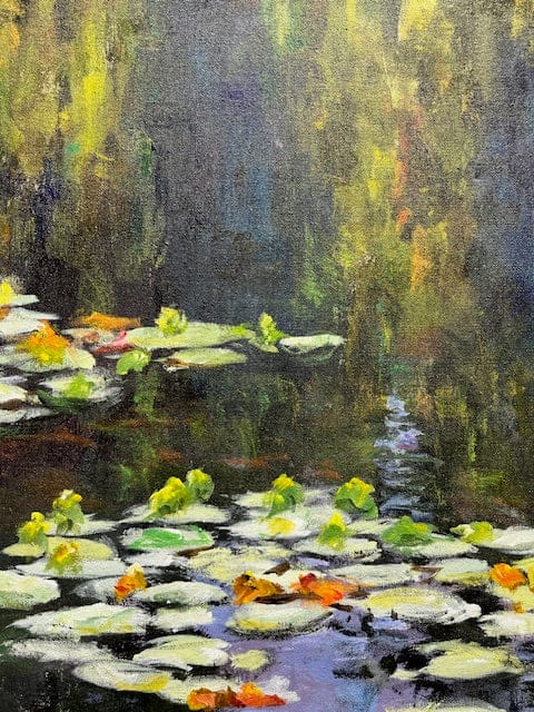 Warren Goodman painting Cypress Pond Art Works Gallery