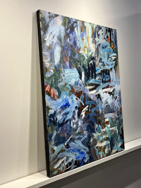 Warren Goodman painting Free Blues Art Works Gallery